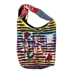 Bohemian Hippie Crossbody Shoulder Bag Sling Cotton